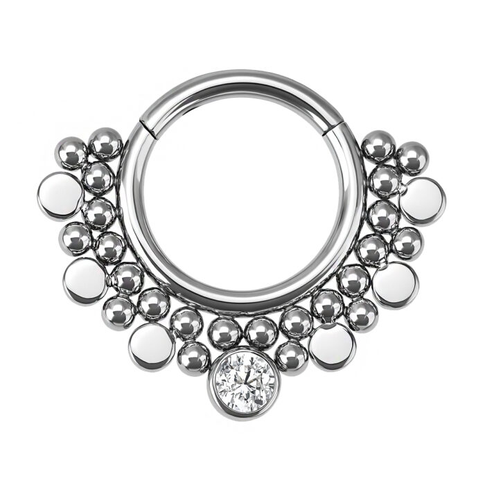 ARGOLA CLICKER LEQUE ZIRC TIT (ACX1)