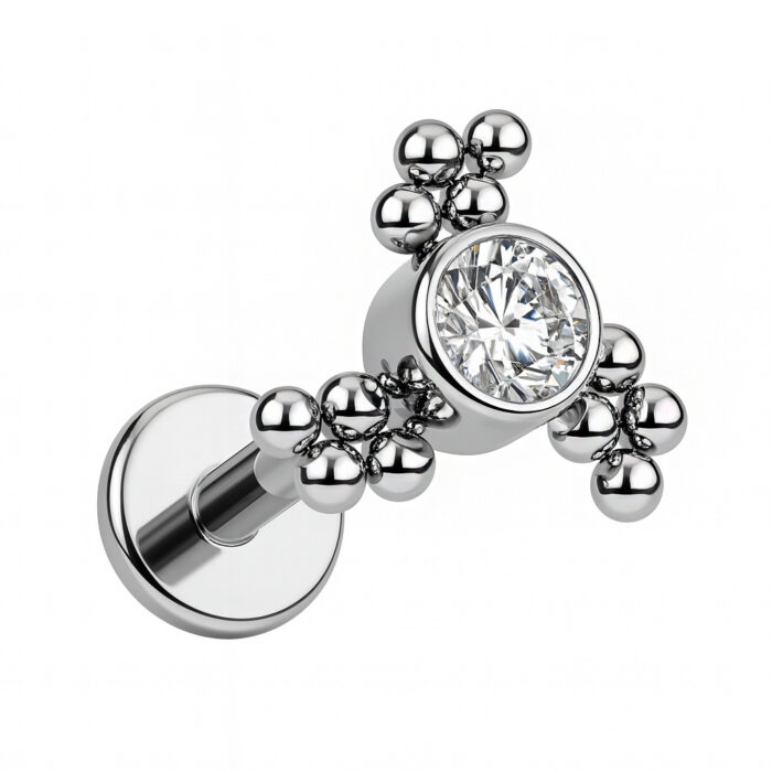 LBT TIT VENTAS 1 ZIRC 12 BEADED R/I (CX17)