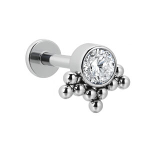 LBT PALHA BEADED ZIRC BR TIT (CX4)