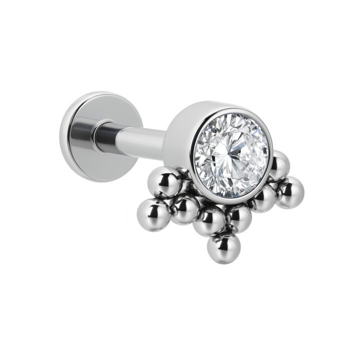 LBT PALHA BEADED ZIRC BR TIT (CX4)