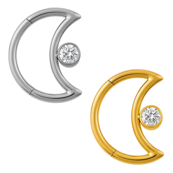 LUA CZ CUBIC CLICKER TIT (CX2)