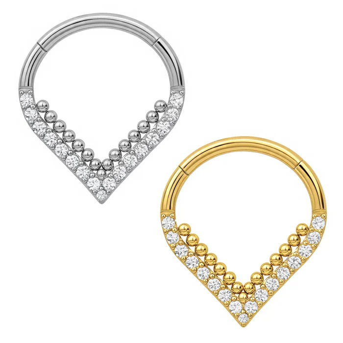CLICKER V ZIR BEADED TIT (ACX4)