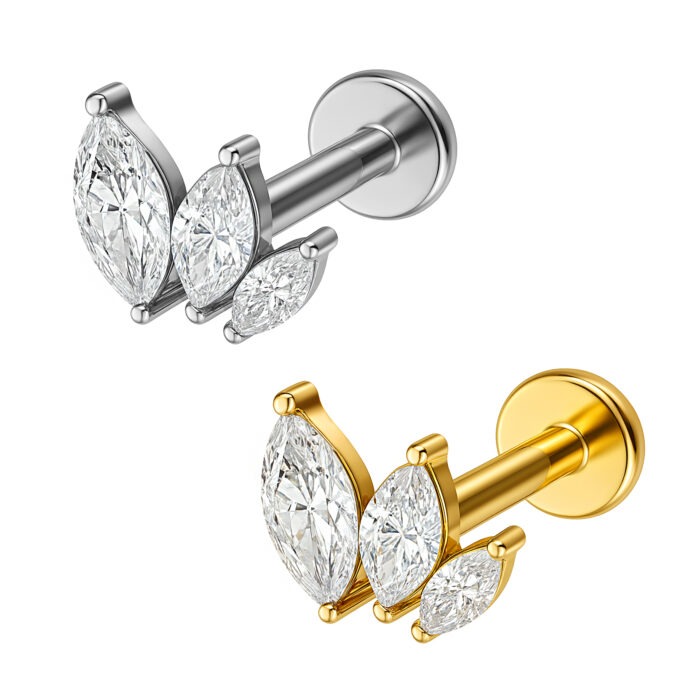 LBT GEM CRESCENTE CZ TIT (CX37)