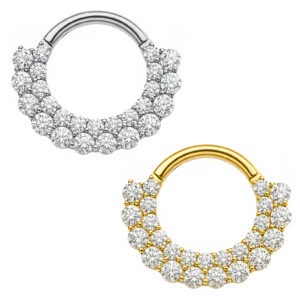 ARGOLA GLAM ZIRCONIA TIT (ACX24)