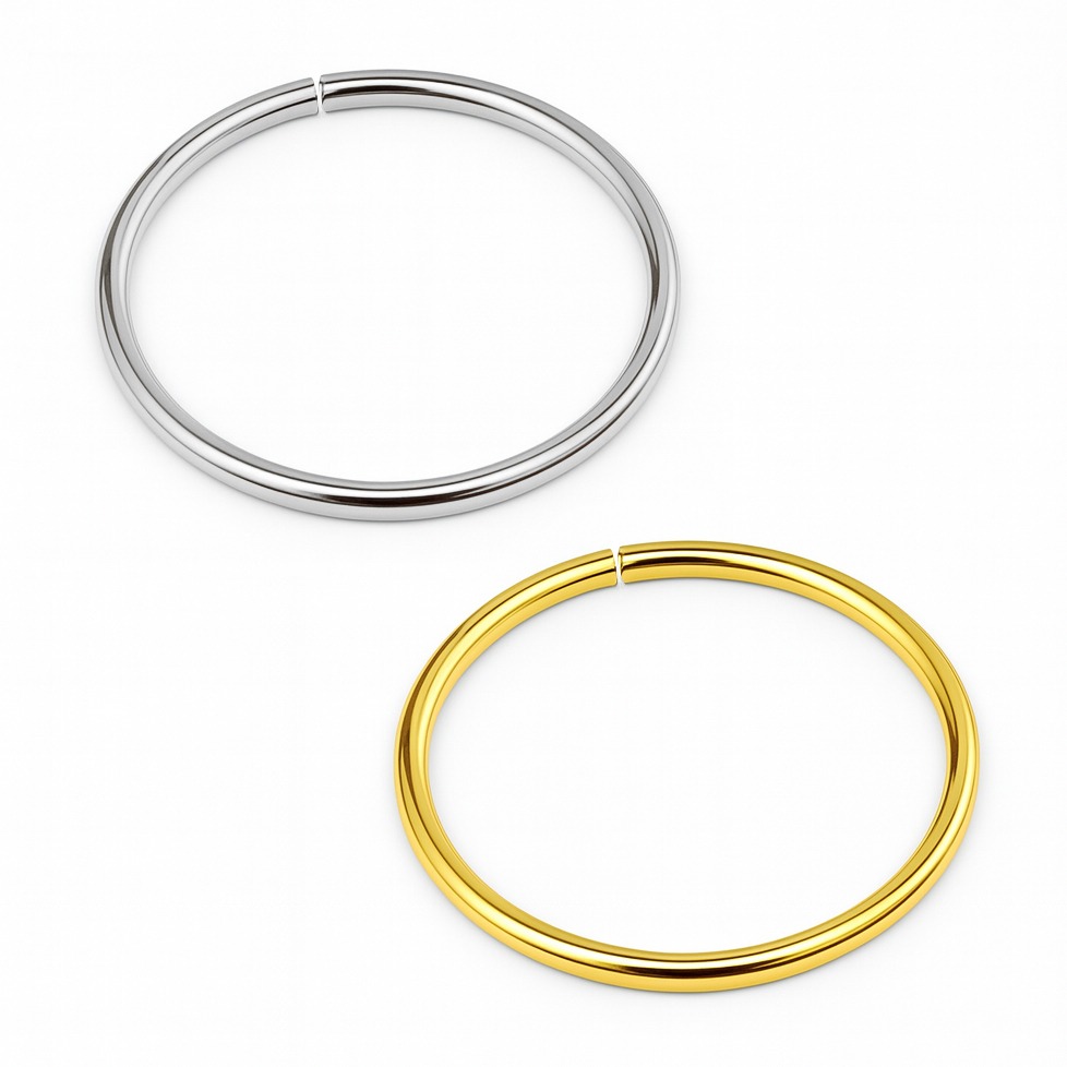 ARGOLA NARIZ OURO 18K