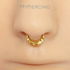 ARGOLA FRONTAL MARTELADA TIT (ACX6)