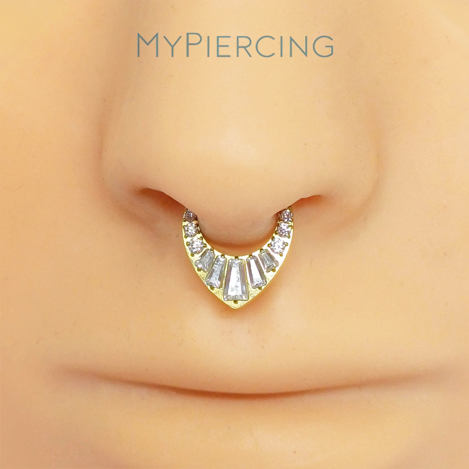 ARGOLA CLICKER MULTIPLAS BAGUETTE TIT(ACX6) - Imagem 2