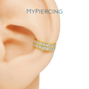 CONCH 2 FILEIRA ZIRC BR AÇO