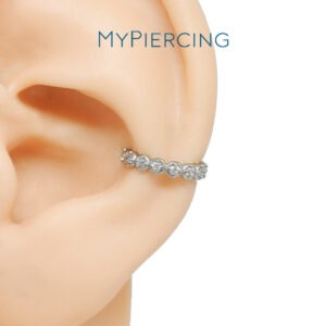 ARGOLA CLICKER ZIRC GARRA AÇO (CX2/4)