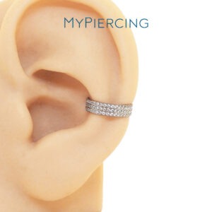 ARGOLA CLICKER 3 FILEIRA ZIRC TIT (ACX10/17)