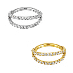 ARGOLA DOUBLE ABT CRA ZIRC CUBIC TIT (ACX12/18)