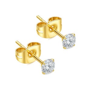 BRINCO ZIRC CUBIC 4 GARRA AÇO (CX4)