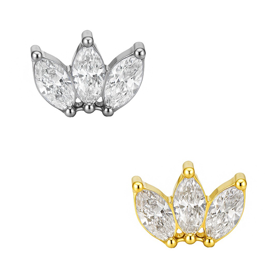 LBT GEM TOP PONTUDO ZIRC (CX14)