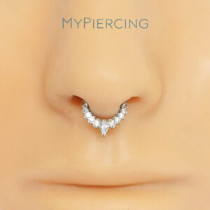 ARGOLA GLAMO MOD 2 CZ TIT (ACX9)