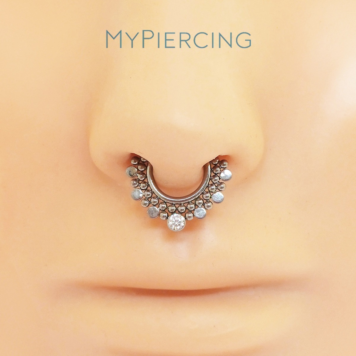 ARGOLA CLICKER LEQUE ZIRC TIT (ACX1) - Imagem 2