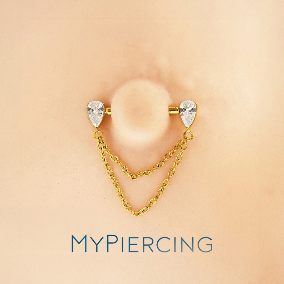 MAMILO GOTA CORRENTE CZ TIT (CX2) - Imagem 2