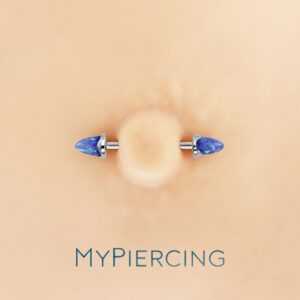 BARBELL MAMILO SPIKE OPALA TIT (CX4)