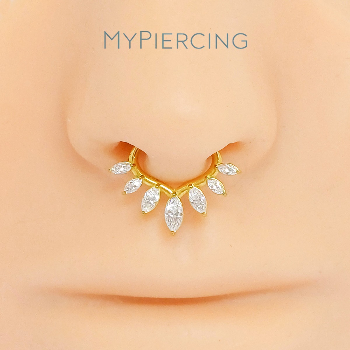 ARGOLA CLICKER 7 NAVETE COBALTE CROMO - Imagem 2