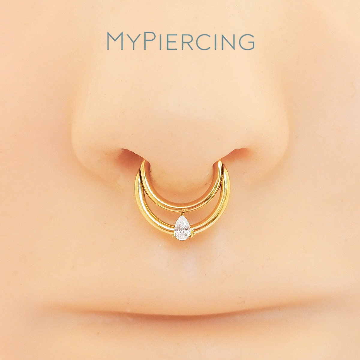 CLICKER SEGEMMNT RING DUPLO CZ TIT (ACX19) - Imagem 2