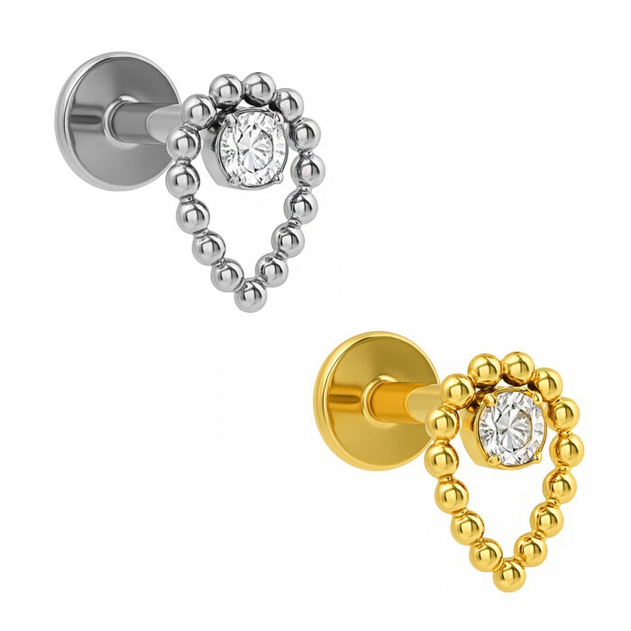LBT GOTA BEADED E ZIRC TIT R/I(CX10)