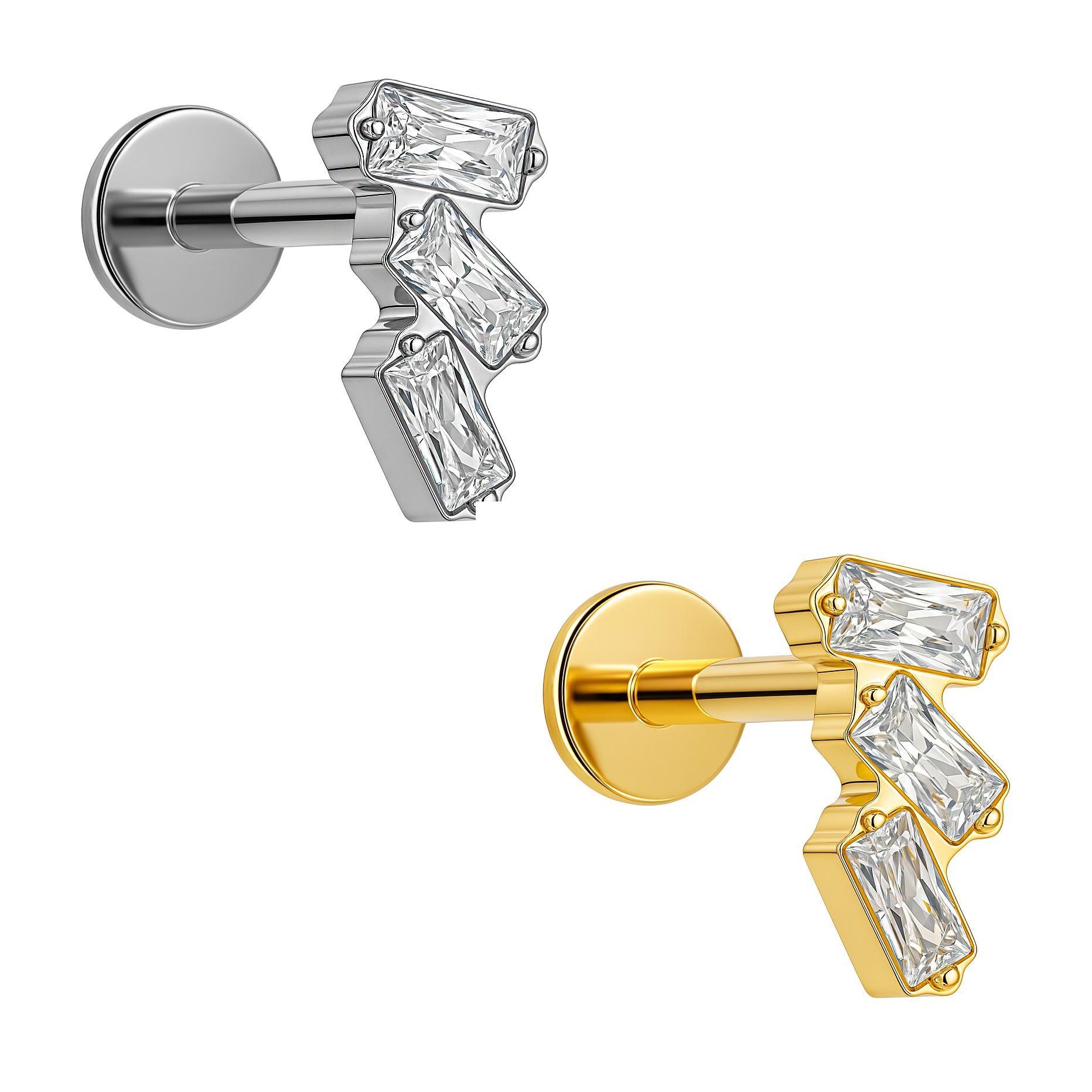 LBT BAGUETE THEREADLES CZ TIT (CX4)