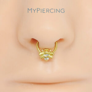 ARGOLA CLICKER ABELHA AÇO