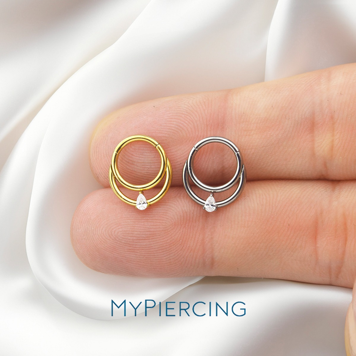 CLICKER SEGEMMNT RING DUPLO CZ TIT (ACX19) - Imagem 3