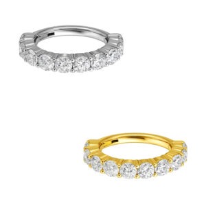 ARGOLA CLICKER GISELE CZ TIT (ACX24)