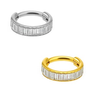 ARGOLA MULT BAGUETTE CZ TIT (CX23)