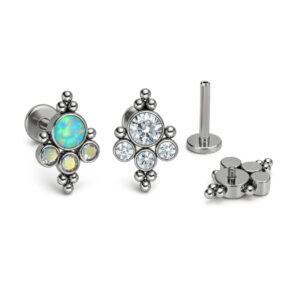 LBT TIT 4P E 8 BEADED D017 (CX17)