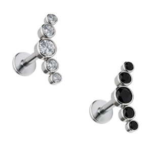 LBT TIT CLUSTER 5 PEDRAS ZIRC MINI R/I (CX18)