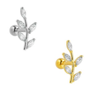 MICRO RETO RAMO MEDIO ZIRCONIA OURO 18K