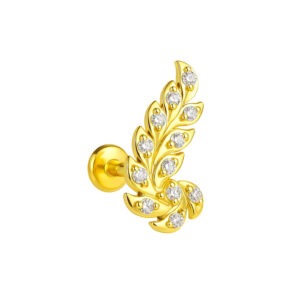 Pena Imperial de Ouro 18k com Diamantes