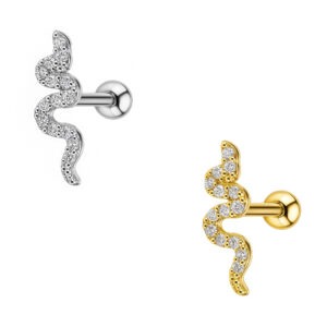 MICRO RETO COBRA ZIRC BR OURO 18K