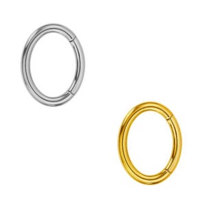 ARGOLA OVAL LISO TIT (ACX21)