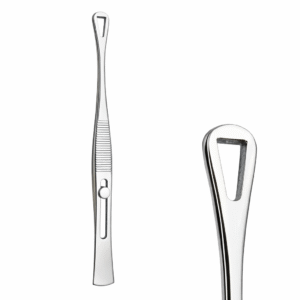 Pinça Triangular Arredondada de Aço Cirúrgico