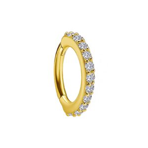 Argola Oval de Ouro 18k para Rook