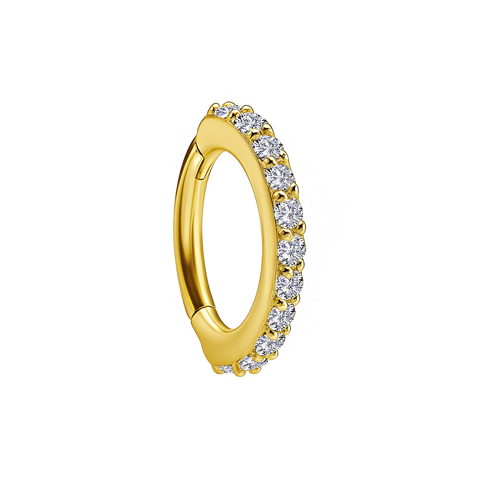Argola Oval de Ouro 18k para Rook