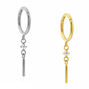 ARGOLA PINGENTE PALITO CZ P.LUZ TIT (ACX24)