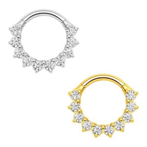 Argola de Ouro 18k com Diamantes