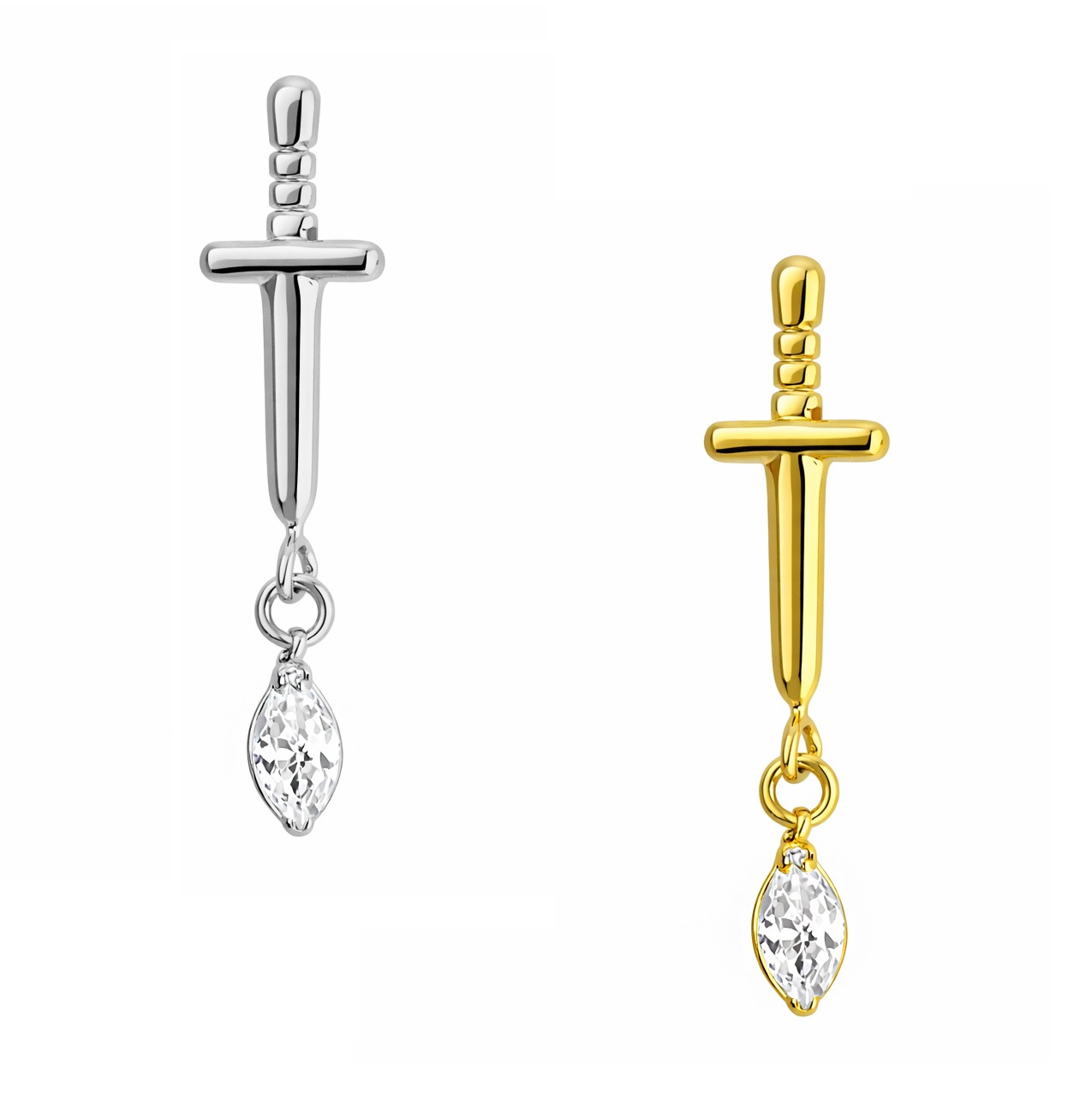 LBT ADAGA PINGENTE NAVEL CZ TIT (CX40)