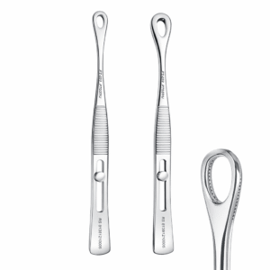 Pinça Oval Fechada de Aço Cirúrgico