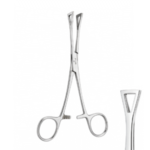 Pinça Triangular Pennington de Aço Cirúrgico
