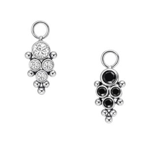 PINGENTE TIT 4 ZIRC 7 BEADED DESIGNE 6