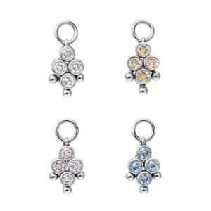 PINGENTE TIT TRIANGLE DESIGNE 5 COM 3 BEADED