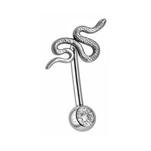 Cristina de Titânio com Serpente