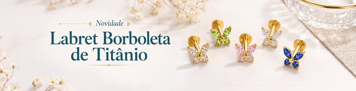 Novidade MyPiercing: Borboleta Belli grande